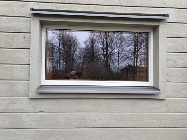 Glasrikets fönster Ecoslim i PVC|uPVC|komposit fasta fönster med stor ljusöppning lättskött underhåll