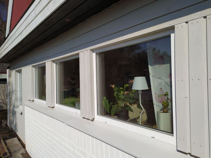Glasrikets Fönsters Ecoslim fast PVC-fönster energisnål konstruktion lättskötta och underhållsfria