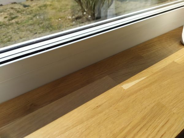 Fast PVC-fönster 1-luft insida