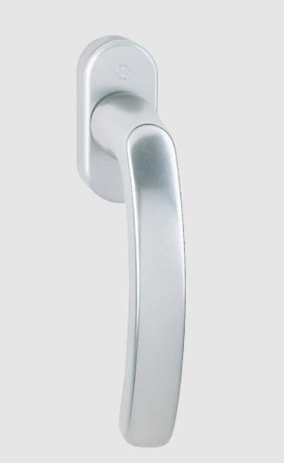 Ecoslim stndardhandtag i borstad aluminium