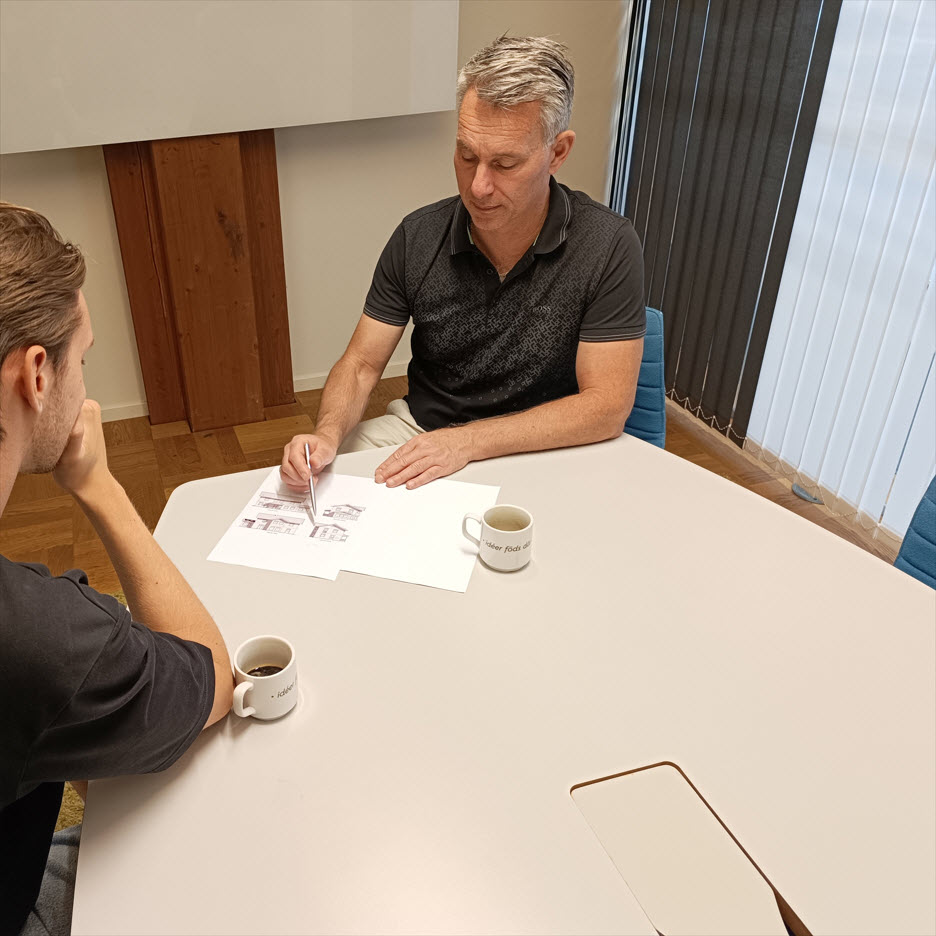 Planering kring ett framtida bygge