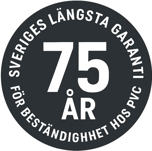 75 års garanti på uPVC