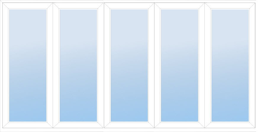 Termoisolerad skjutdörr i aluminium med 3-glas från Glasrikets fönster