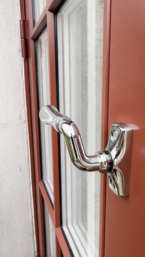 Parfönsterdörrar med grön utvändig kulör