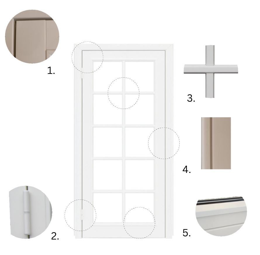 Klassisk design i Glasrikets traditionella fönster allmogefönster kulturfönster