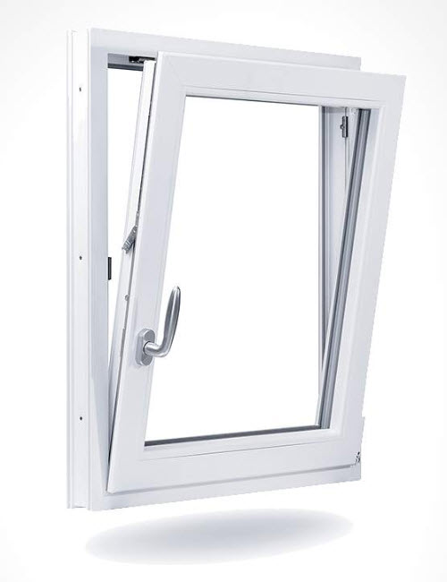 Fast PVC-fönster med modern formgivning