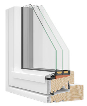 Aluminiumprofil i genomskärning