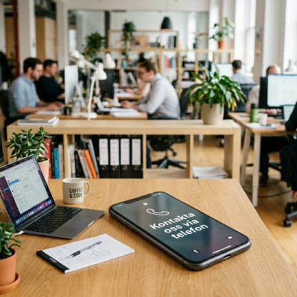 Boka ett möte med Glasrikets Fönster via telefon
