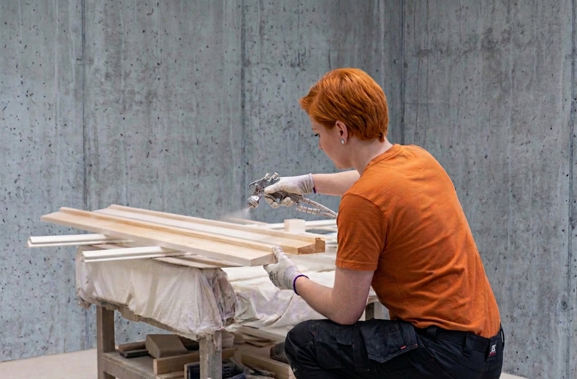 Måleri av träfönster