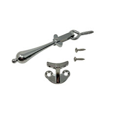 Droppformad hasp i silver