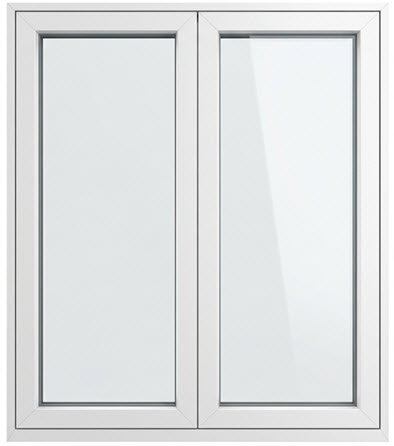 Vikdörr med 2 dörrar