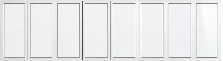 Vikdörr med 2 dörrar